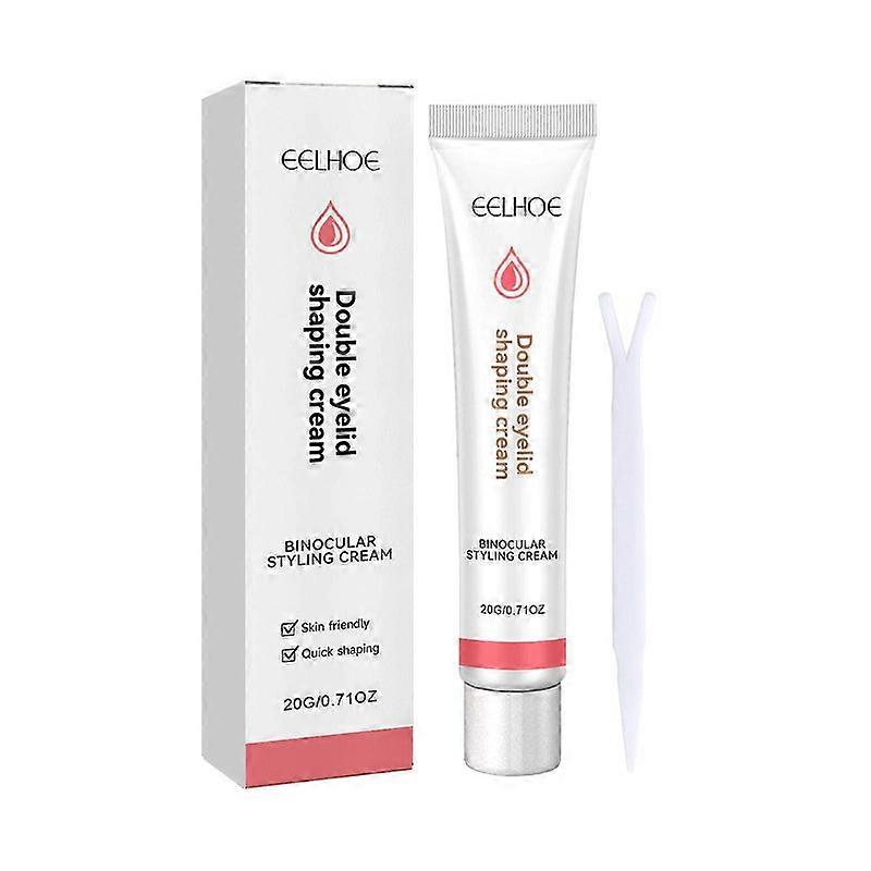 Natural Double Eyelid Cream for Large, Attractive Eyes | Instant, Breathable, Long-Lasting Eye Shape Enhancer with Vitamin E & Butanediol