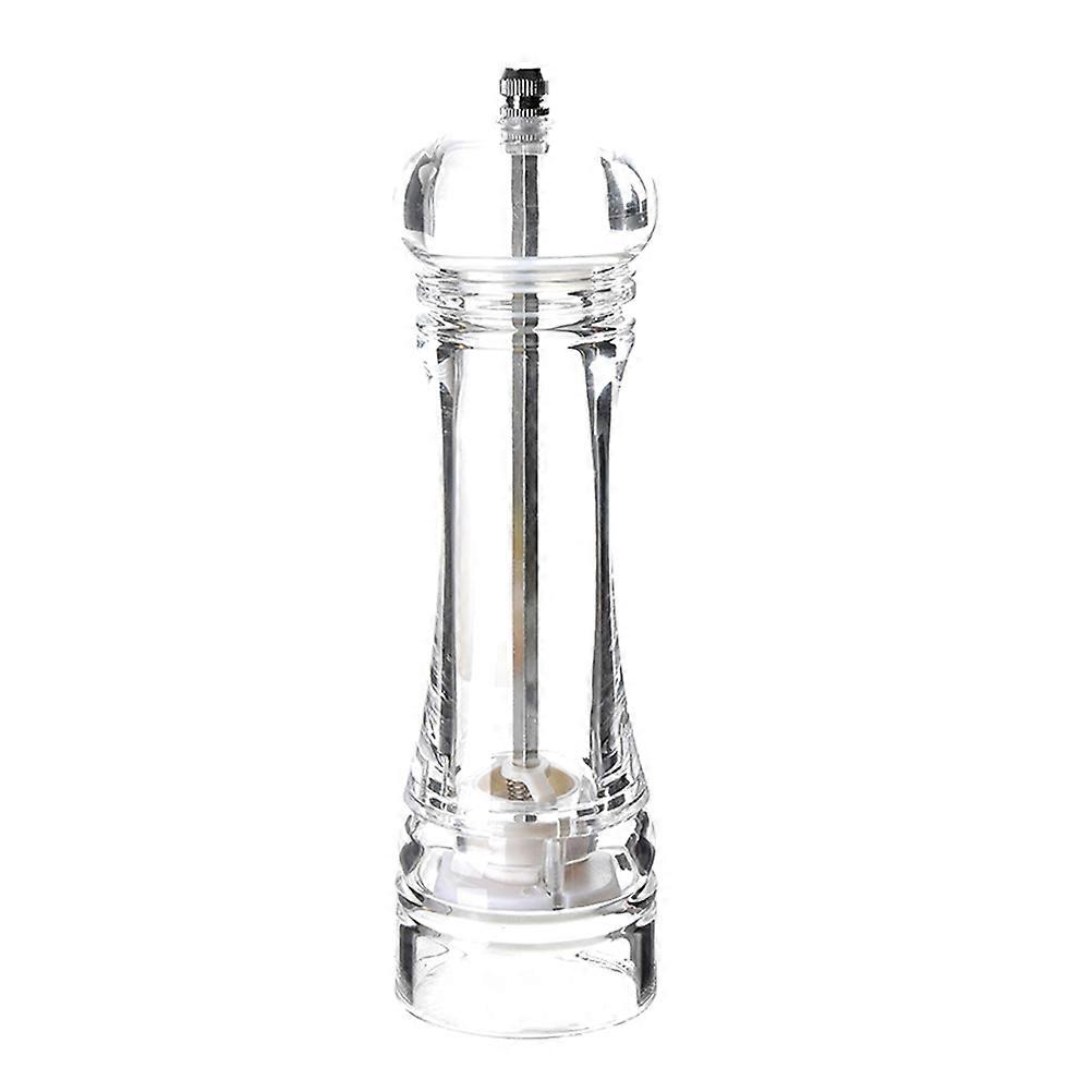Transparent Acrylic Pepper Mill Manual Salt Pepper Grinder Mill 2Pcs