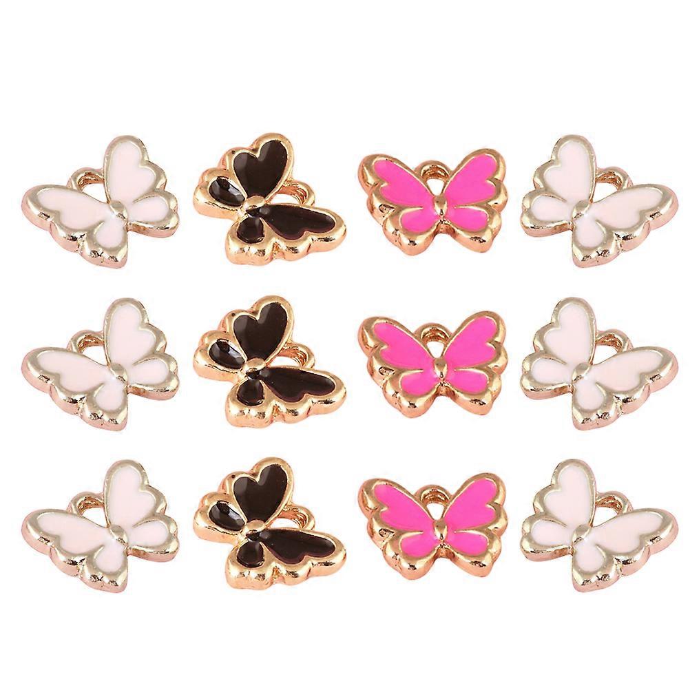 Gold Pendant Charm for DIY Jewelry Making with 30Pcs Assorted Color Pieces