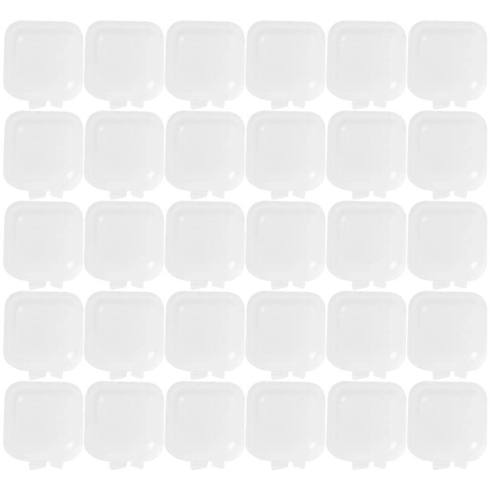 Small Clear Pcs Mini Jewelry Storage Containers For Drawer Storage Earrings Rings Practical Solution