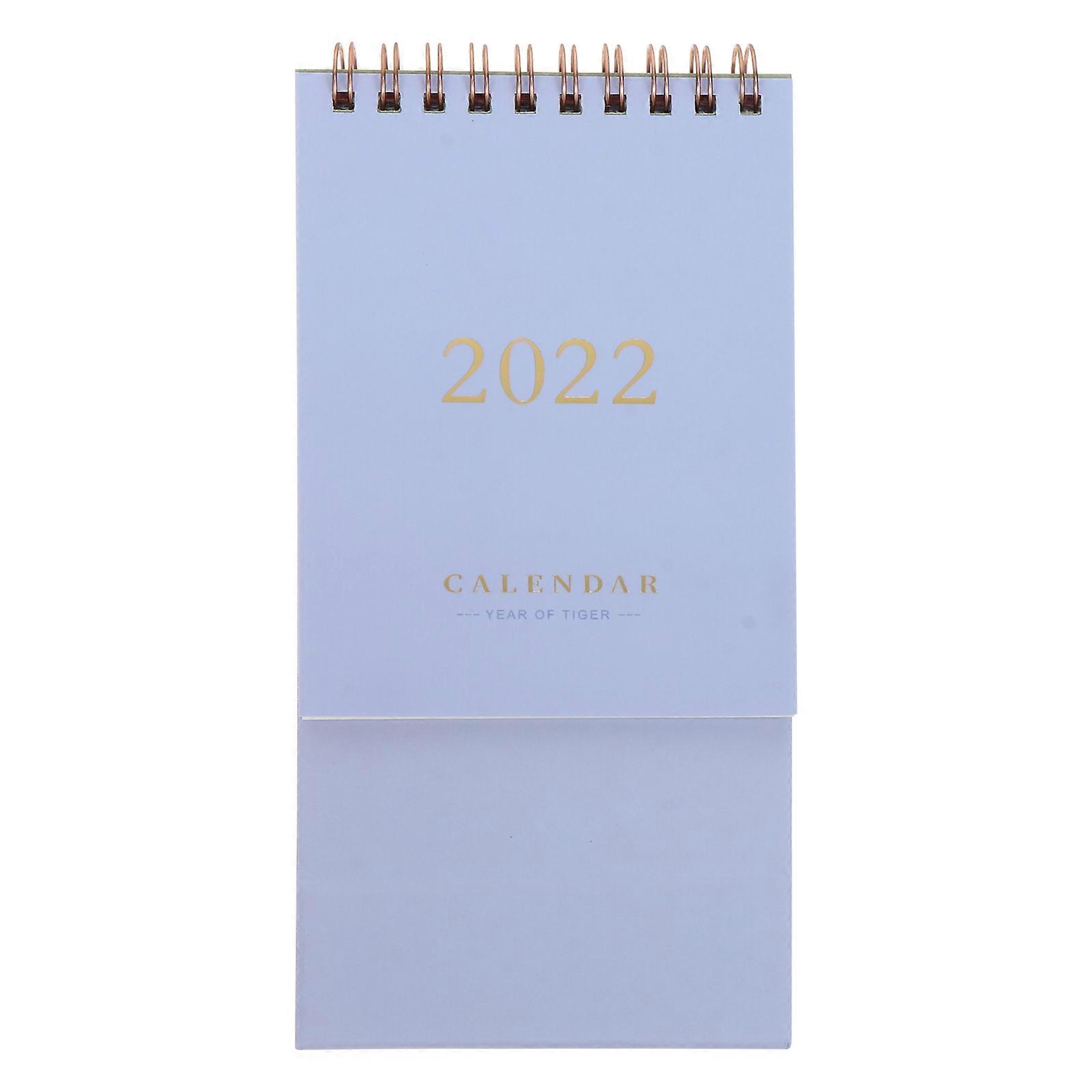 Small Calendar for Desk Calendar Planning Office Use 8Pcs Purple