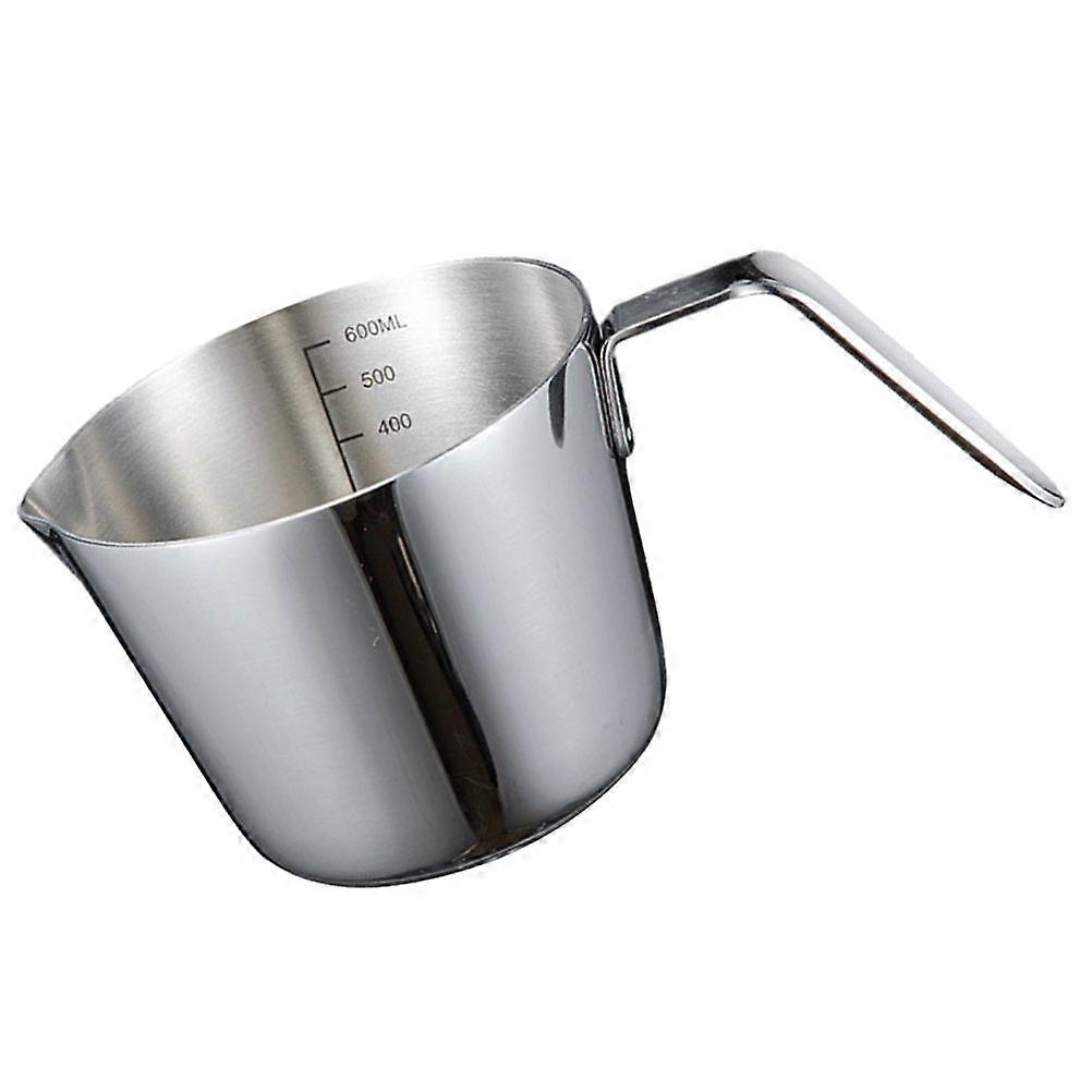 Stainless Steel Butter Melting Pot for Baking Kitchen 2Pcs Silver