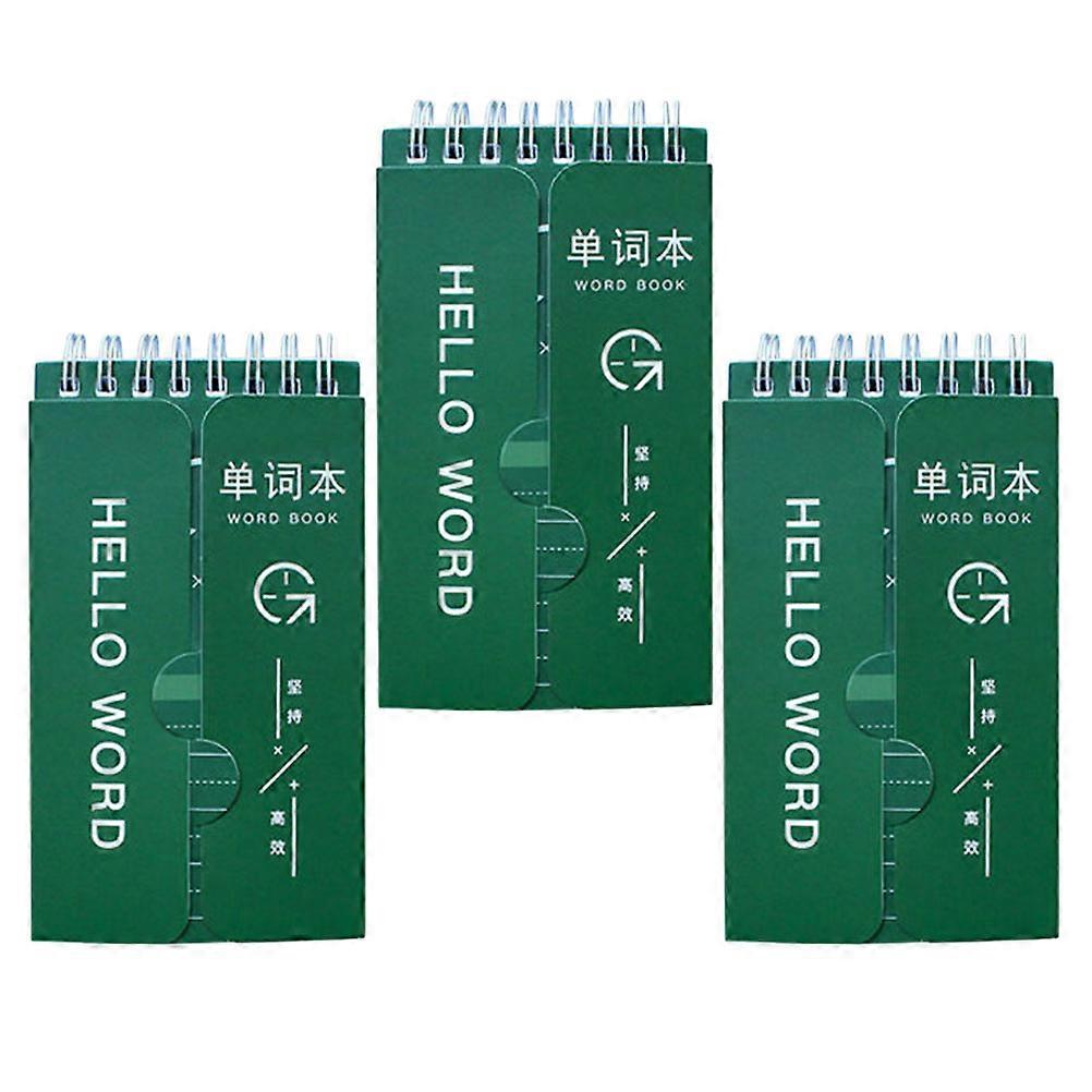 6Pcs English Word Notepads for Vocabulary Writing Notebooks