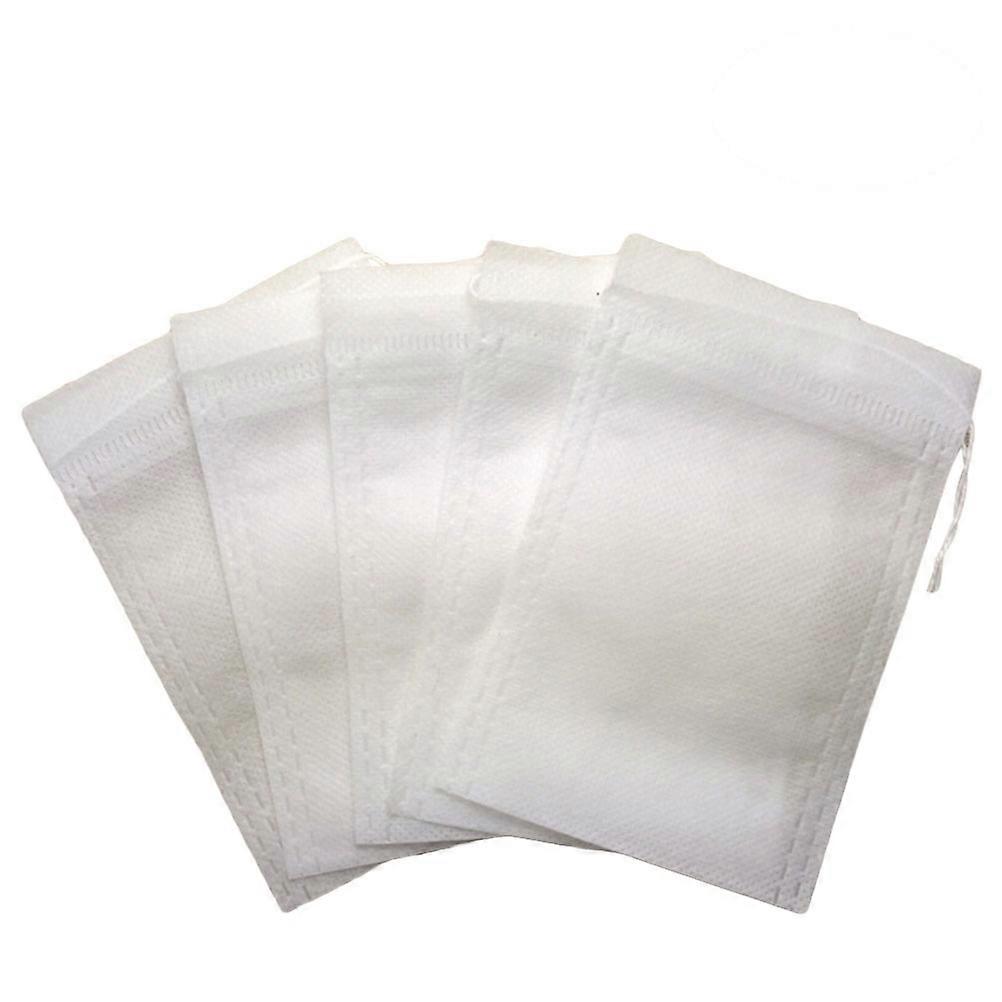 Drawstring Tea Filter Bags Empty Bag for Loose Leaf Tea Non-Woven 100Pcs