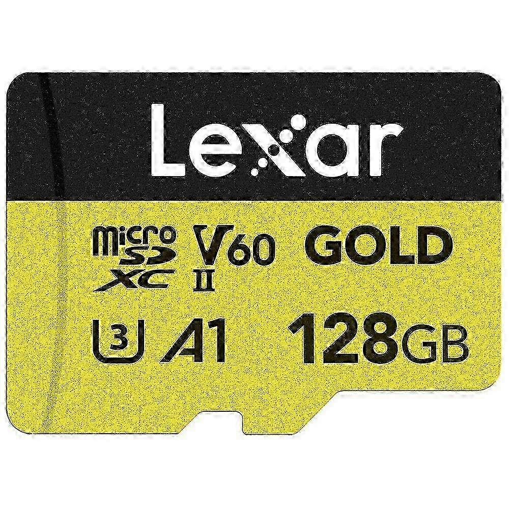LEXAR Gold 128GB U3 High Speed TF Card Phone Tablet 280MB/s Read Speed Memory Card