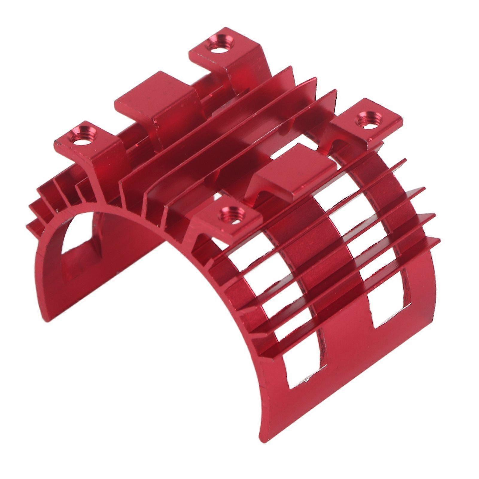RC Motor Heat Sink Remote Control Car Motor Radiator Fit for Wltoys 144001 1/14 RC Car Upgrade PartsRed