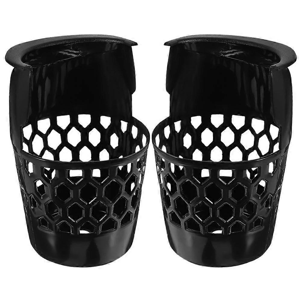 Billiard Storage Basket Plastic Pool Table Pockets for Storage 10Pcs Black