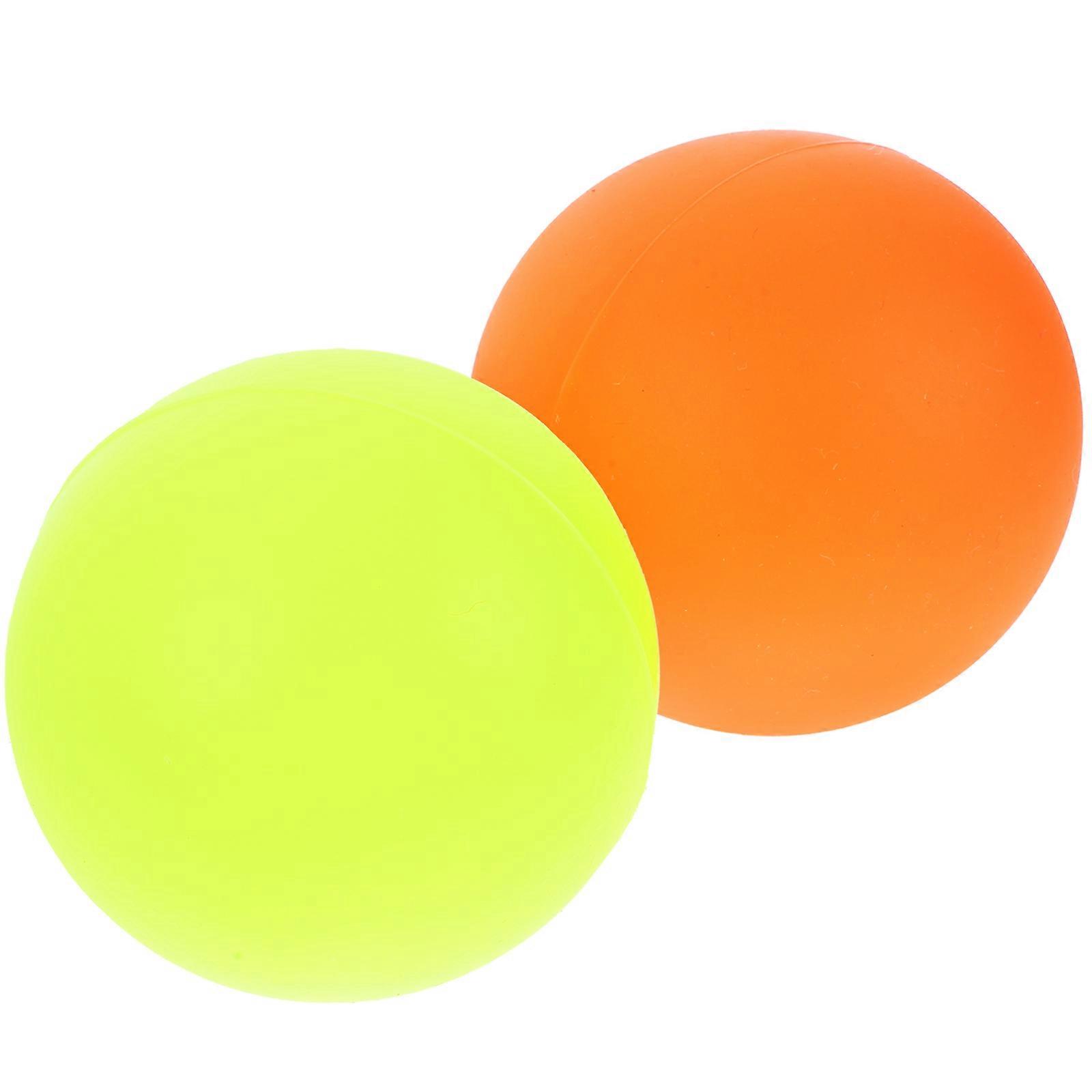 2Pcs Massage Balls Silicone Mobility Ball for Trigger Point Therapy Red