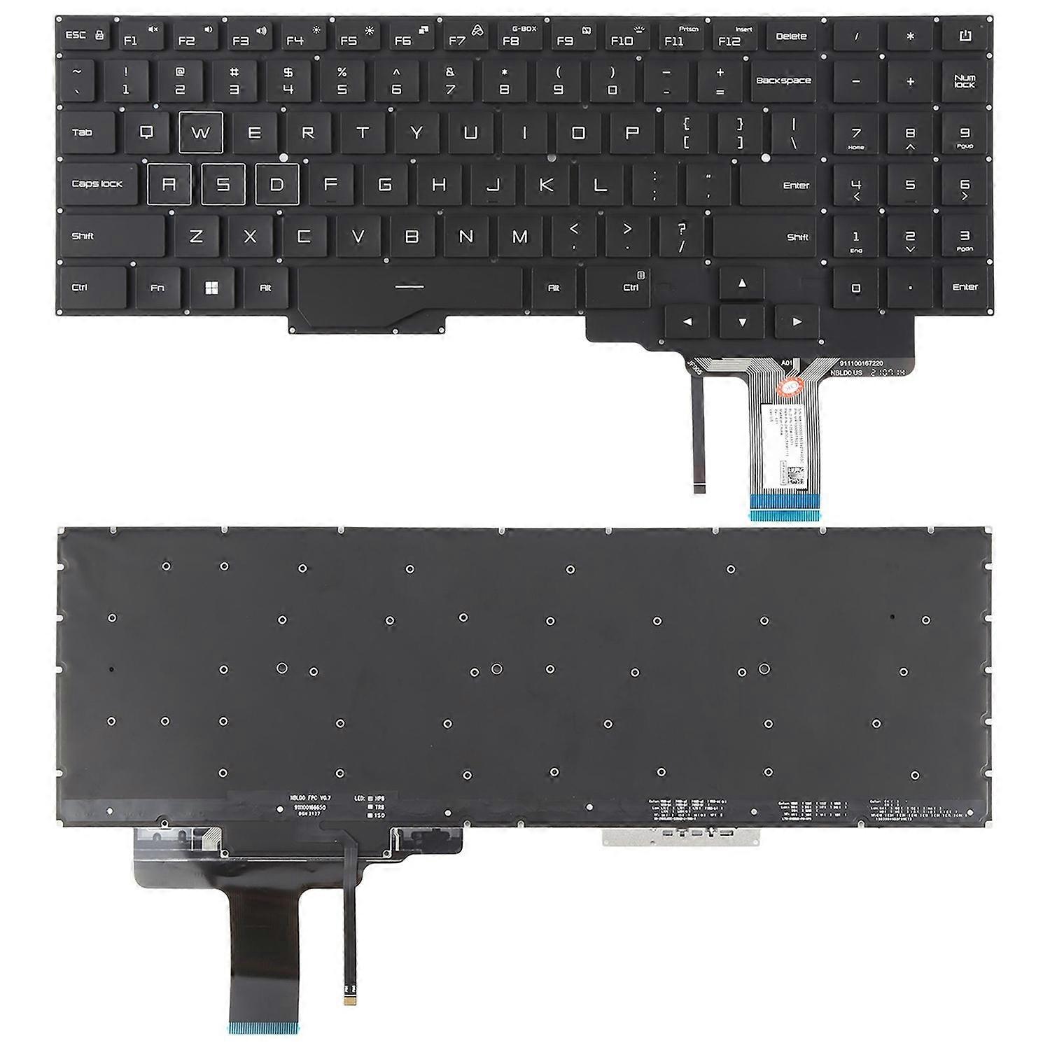 US Backlit Keyboard for Xiaomi Redmi G 2021 2020 For Xiaomi Redmi G 2021 2020