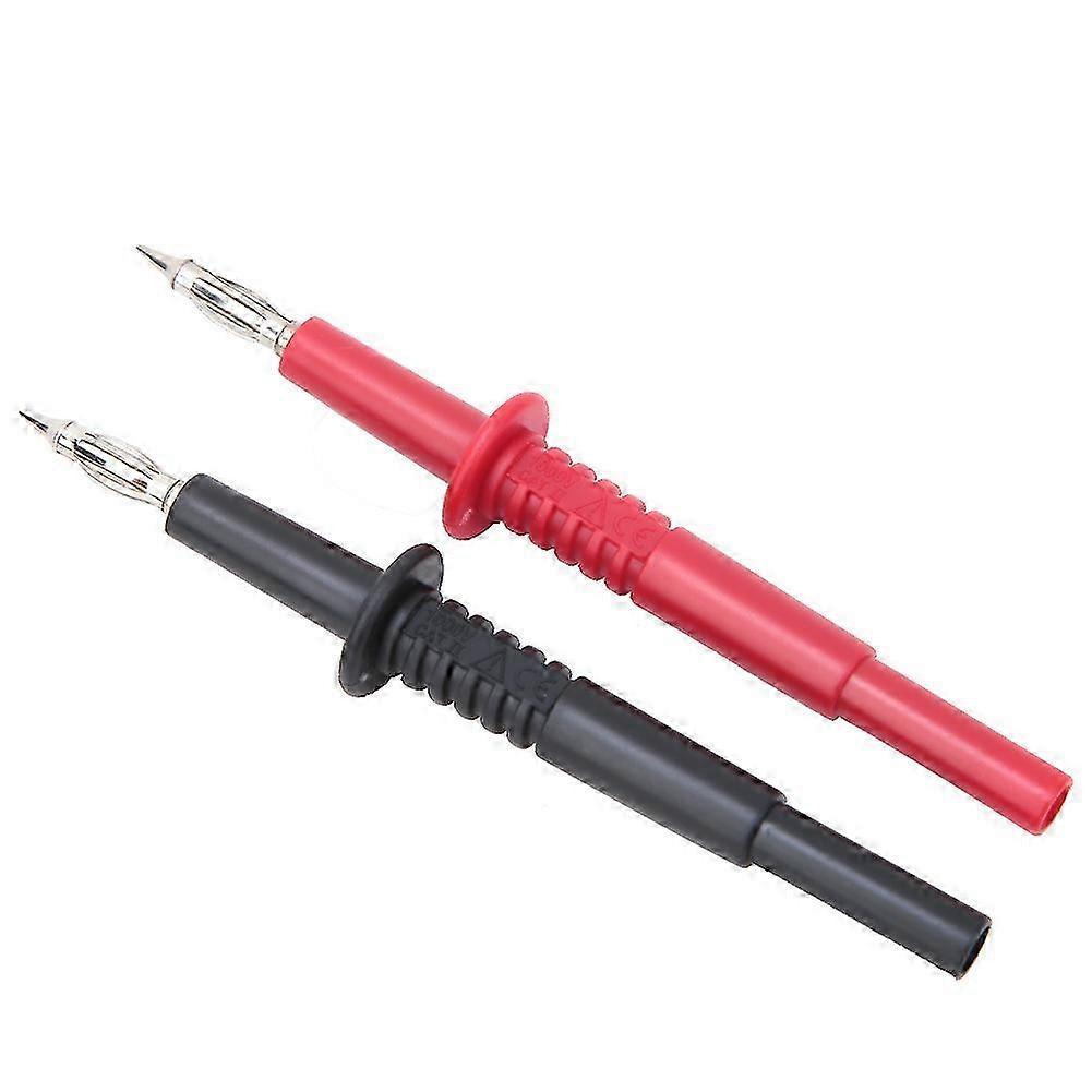 2PCS P5011 4mm Banana Plug Test Probe Banana Connector Test Lead for Multimeter