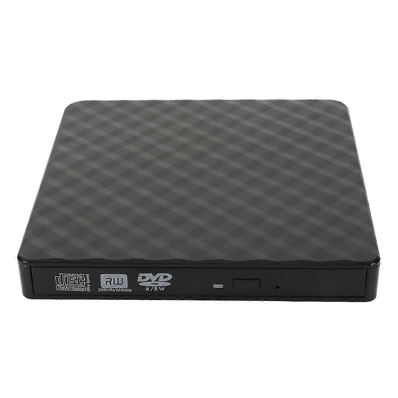25-26 External CD DVD Drive Burner for Laptop USB Interface Optical Disk Drive Reader for Laptop Desktops PC