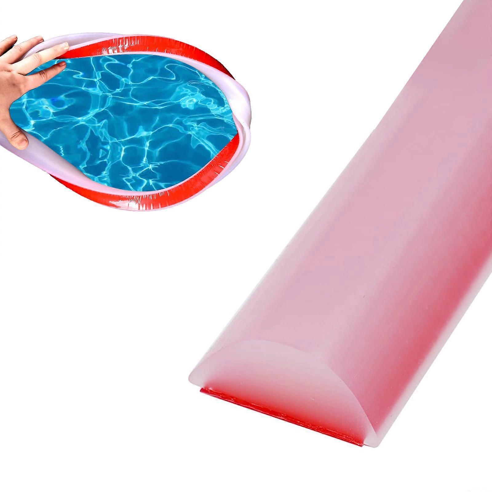 3 FT Collapsible Shower Water Dam Transparent 1M, Threshold Stopper Barrier, Retention System Keeps Water Inside