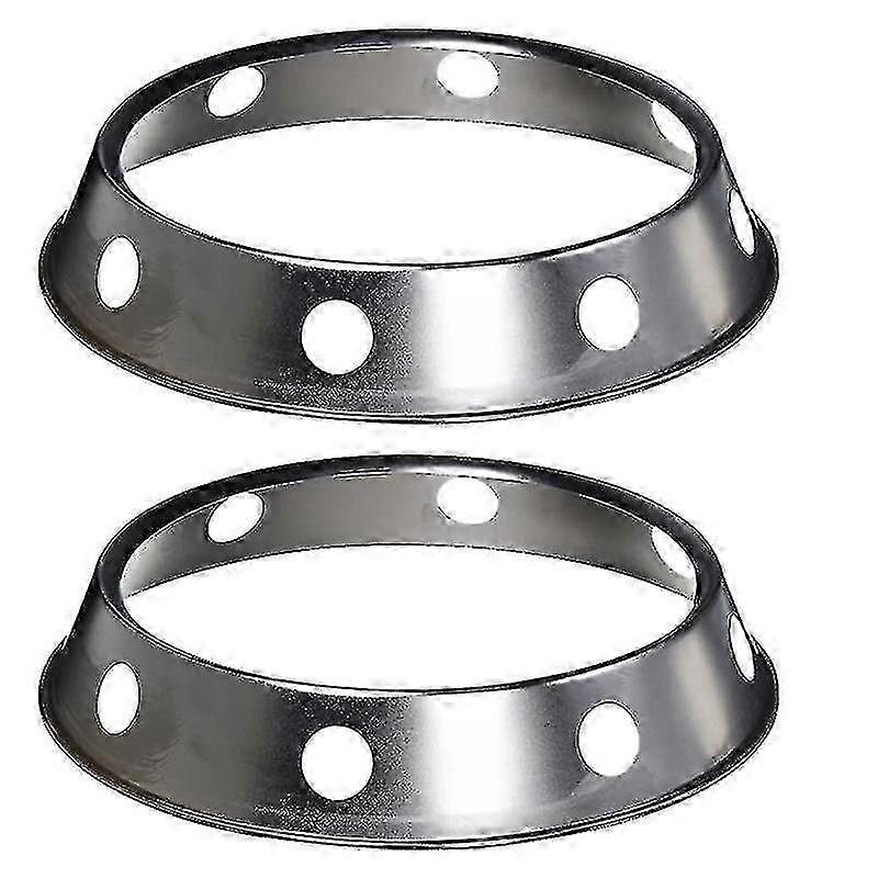 1 Stück Edelstahl Wokring Metall runder Boden universelle Größe in Englisch