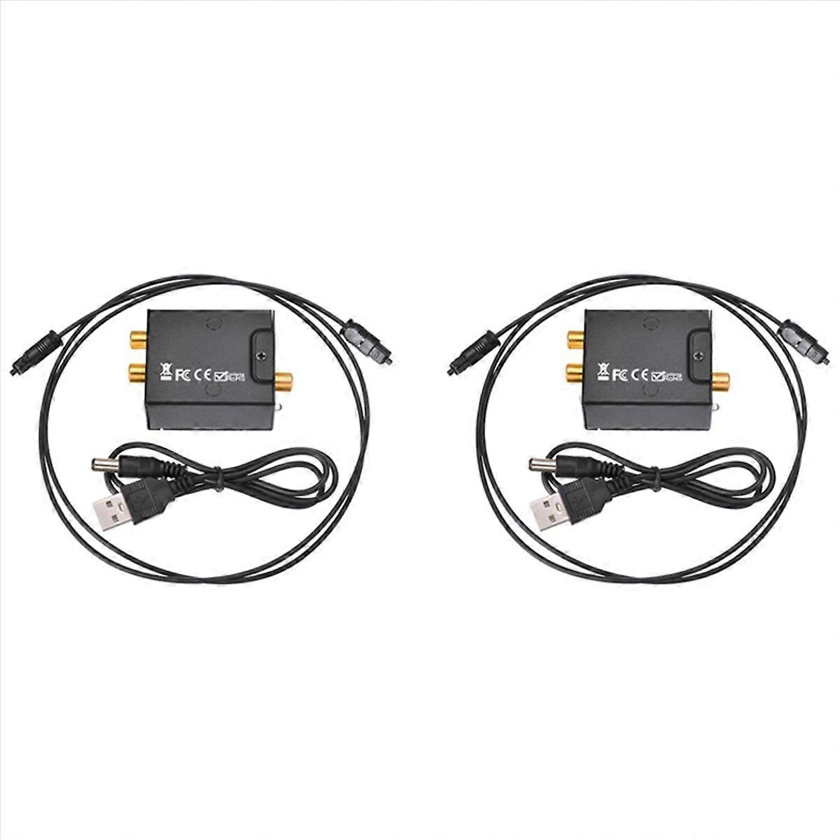 Digital to Analog Audio Converter Optical Fiber Audio Decoder
