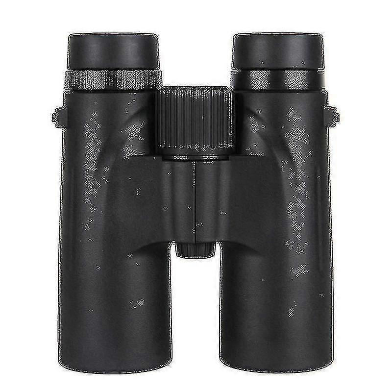 10x42双眼鏡、窒素充填Ipx7防水、Bak4 16.5mm、18mmアイカップ付きFMCレンズ、低照度ビジョン付きコンパクト双眼鏡、ブラック