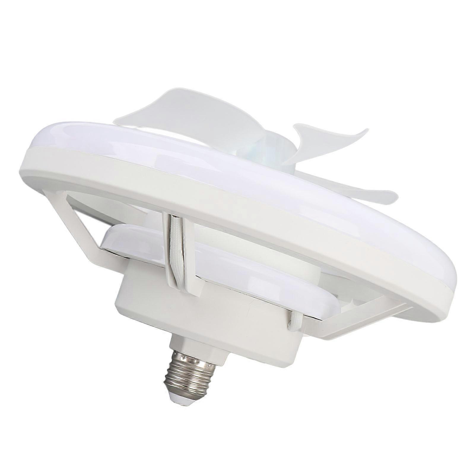 Ceiling Fan With LED Light Dimmable 3 Wind Speed Remote Control RGB Effect E27 Ceiling Fan for Bedroom Kitchen Living Room 