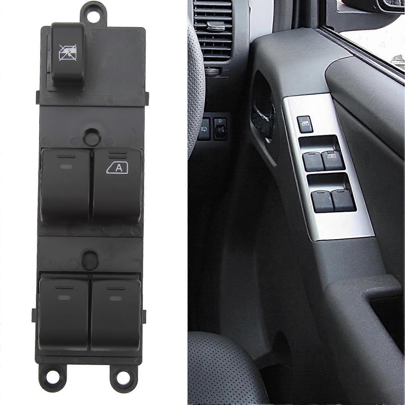 Power Window Control Switch 25401 EB30B Electric Master Window Lift Switch for Navara D40 2007 to 2015 RHD 