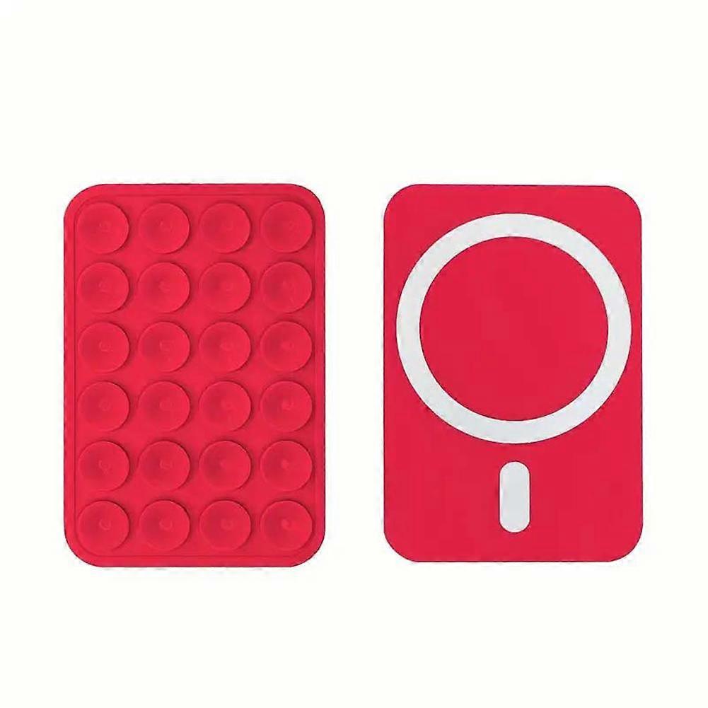 Magnetic Phone Holder with Suction Cup Reusable Base for MagSafe Compatible Devices Hands Free Mount for Car Window Mirror Tile