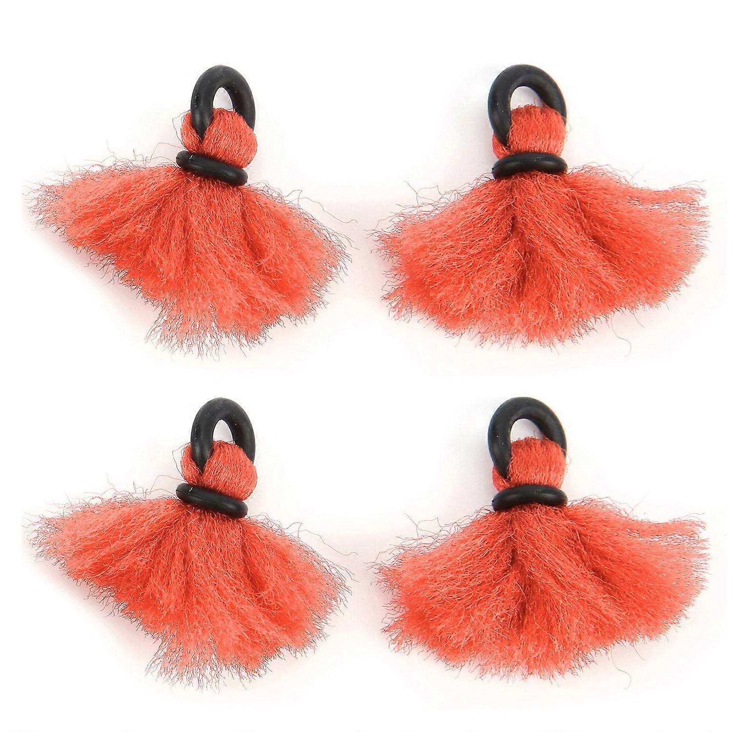 4pcs Fly Fishing Float Yarn Strike Indicators Drift Hook Positioning Floats BobbersOrange