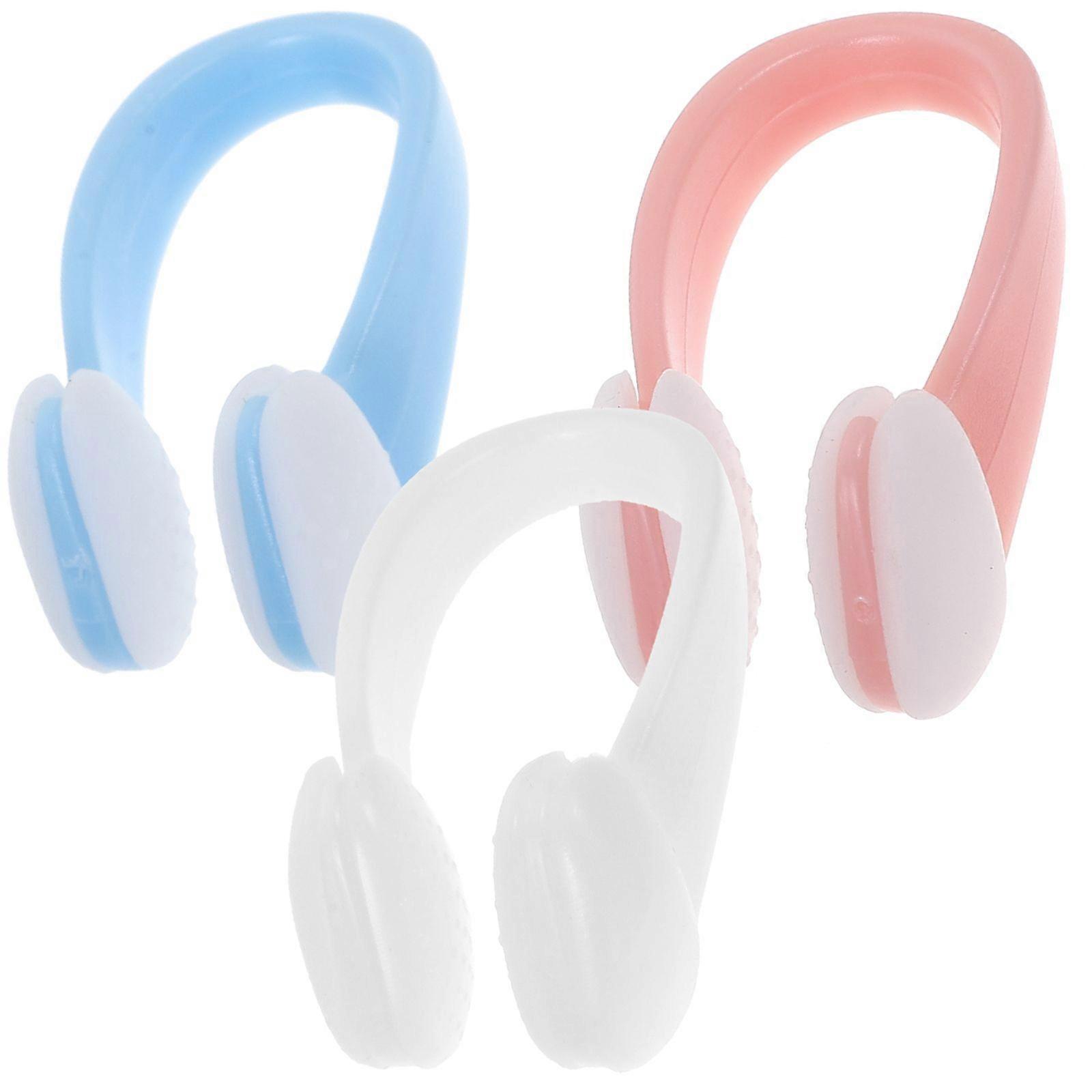 3 قطع سدادات الأنف للسباحة الأطفال مقاطع الأنف السباحة مقاطع الأنف للأطفال مقاطع الأنف للبالغين
