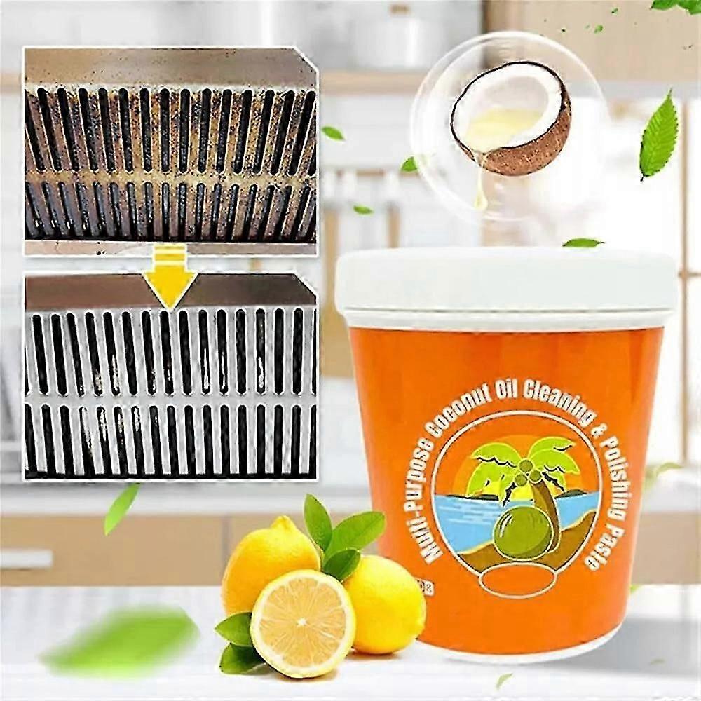 Multi-Purpose Coconut Oil Cleaning & Polishing Paste, Coconut Oil Cleaning Paste