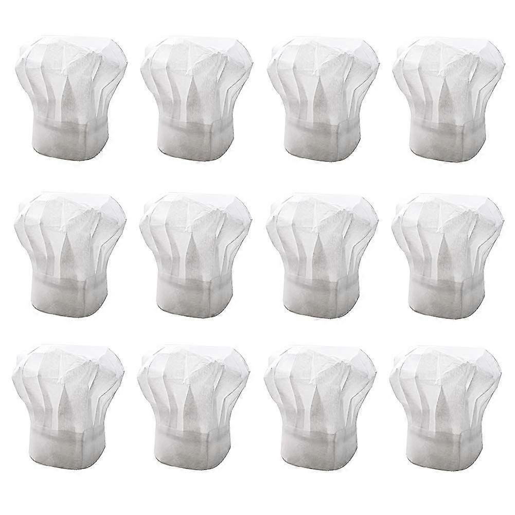 Toque de chef jetable en papier blanc pour la cuisine