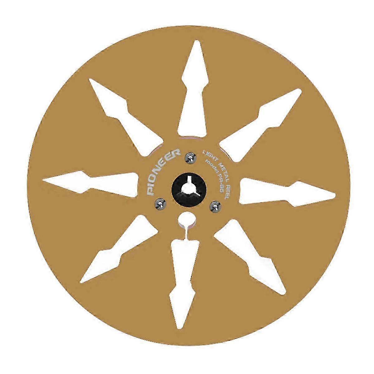 7 Inch 8 Hole Opener Empty Reel Aluminum Recording Tape Metal Reel Tape Recorders for Analog Audio Recorder B SZRH