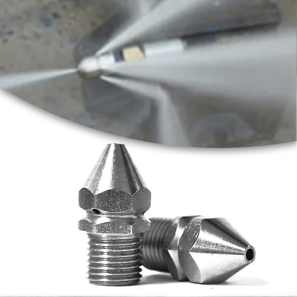 14  Pressure Sewer Jetter Nozzle With 1 Front Jet And 3 Rear Jets For Efficient Pipe Cleaning