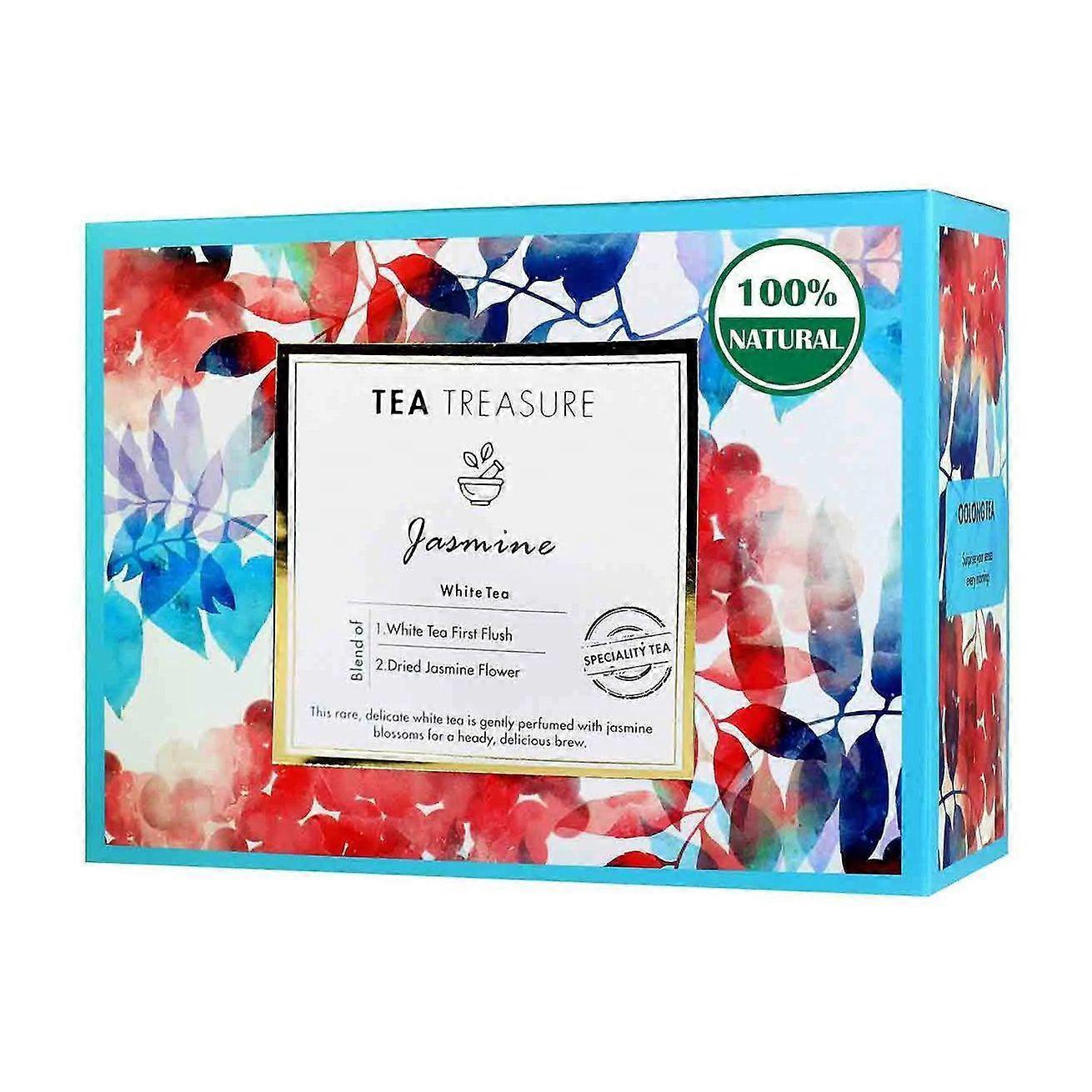 Белый чай с Жасмином (18 пак, 2 г), Jasmine White Tea,  Tea Treasure