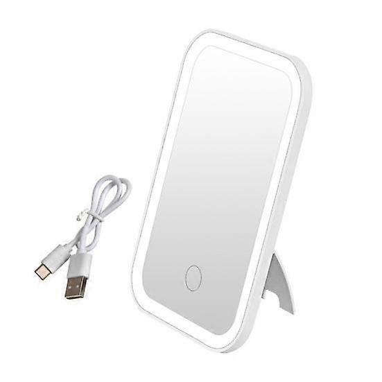 LED Makeup Mirror USB Rechargeable Mirror 3 with Adjustable Stand Vanity Lighting Modes Portable