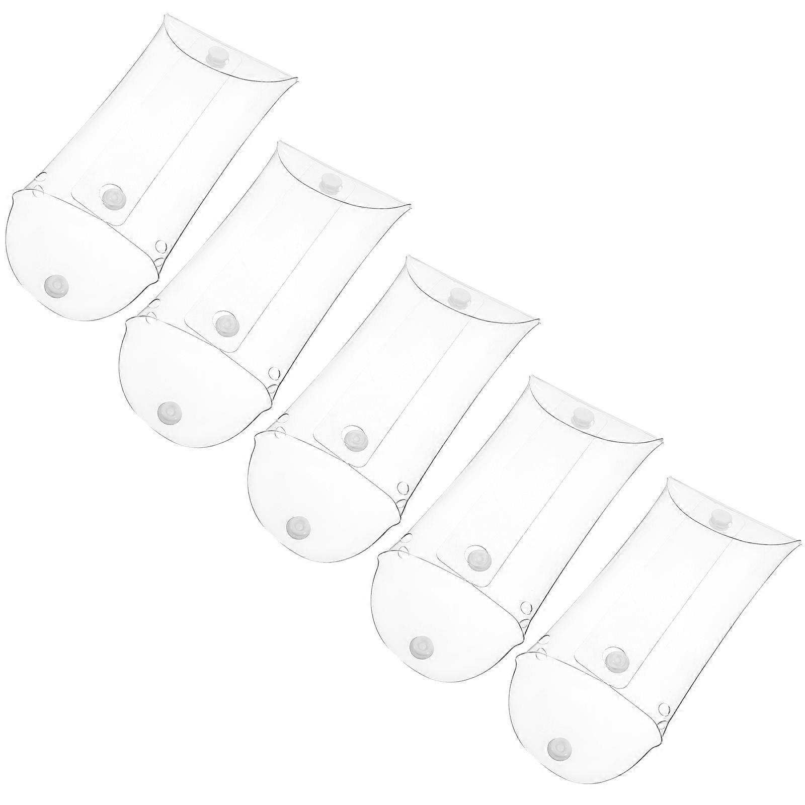 Clear Figure Doll Bag for Model Storage 5Pcs Transparent PVC Holders