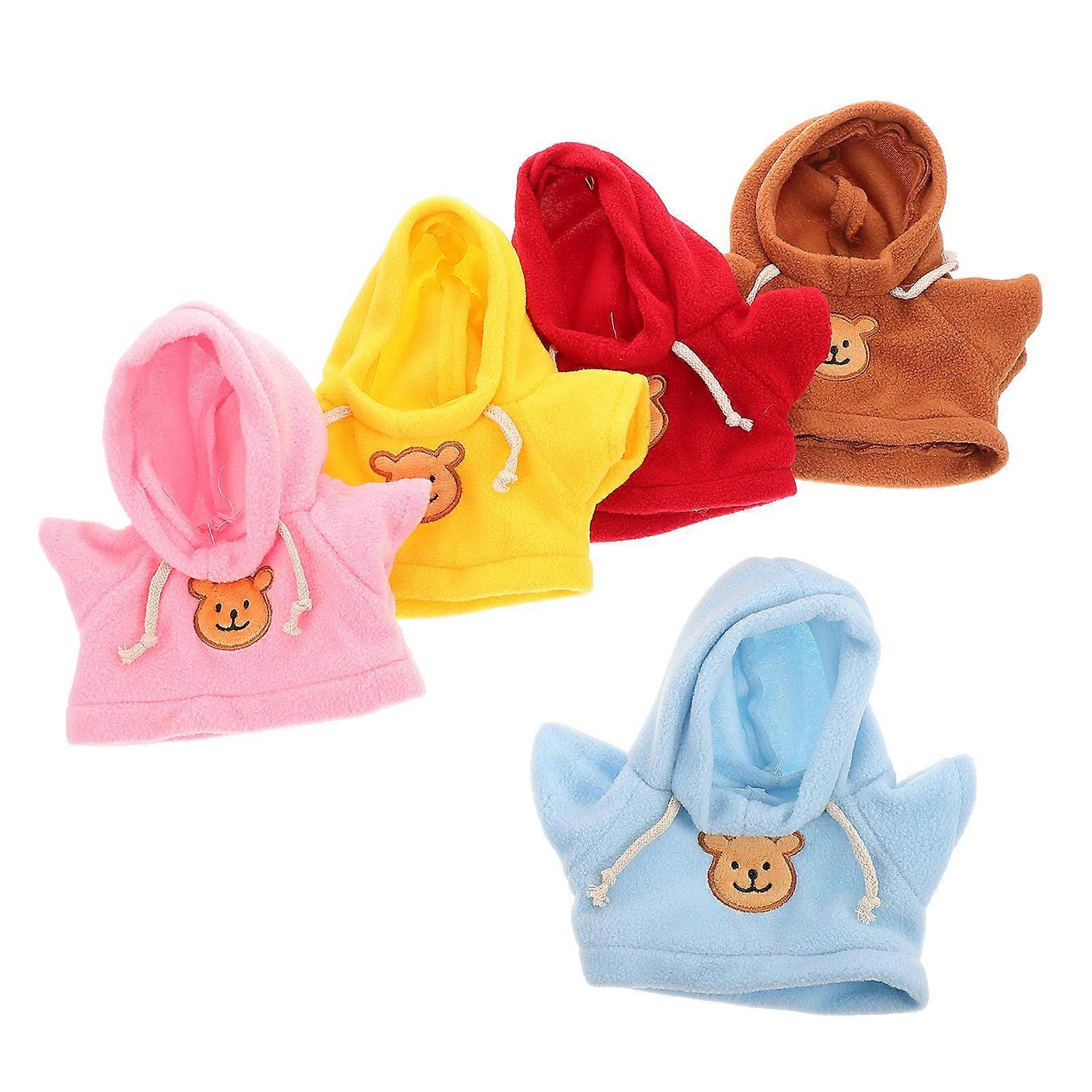 DIY Bear Clothes for Decoration 5Pcs Basic Bear Jackets and Shirts Set