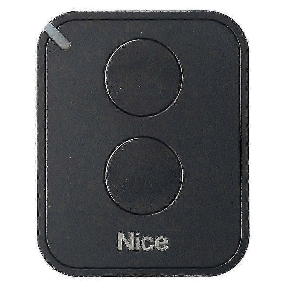 NICE FLO2RE remote control for automating gates and garage doors, ON2E/A transmitter with two buttons (for NICE RB400 and NICE RB1000 gates), bla