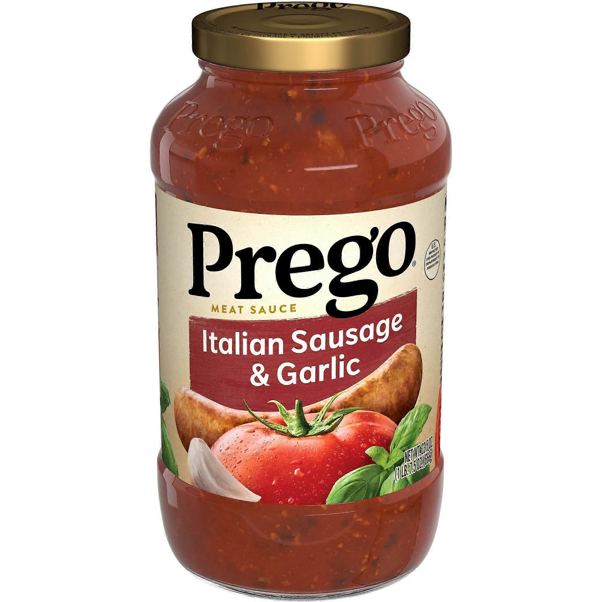 صلصة باستا بريجو صلصة الطماطم مع النقانق الإيطالية والثوم ، 23.5 أونصة