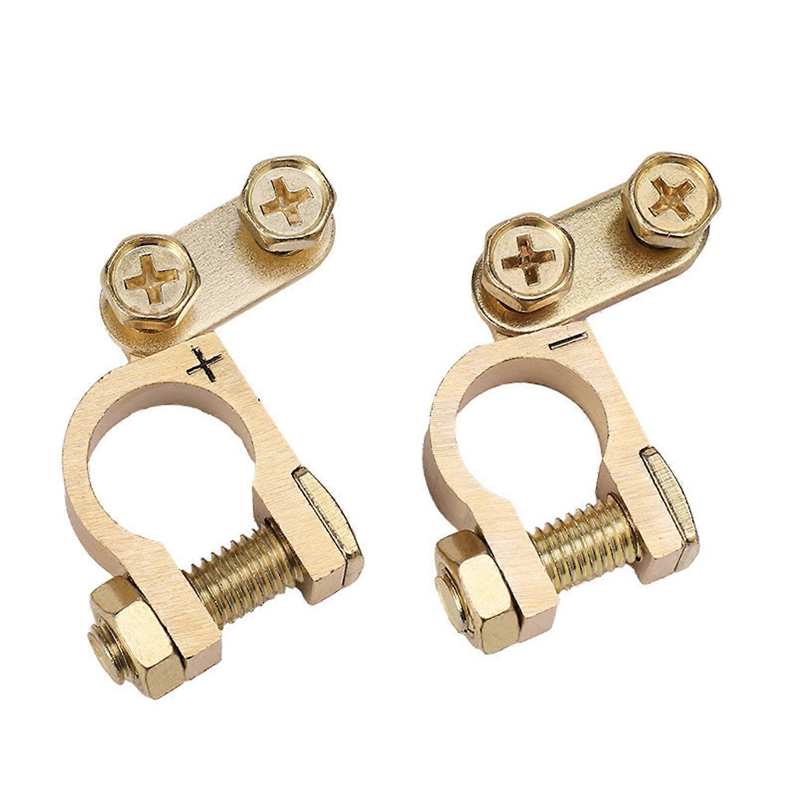 Anti-Rust Thick Copper Battery Terminal For Better Conductivity And Long Lasting Functionality Increased Load Capacity Multicolor