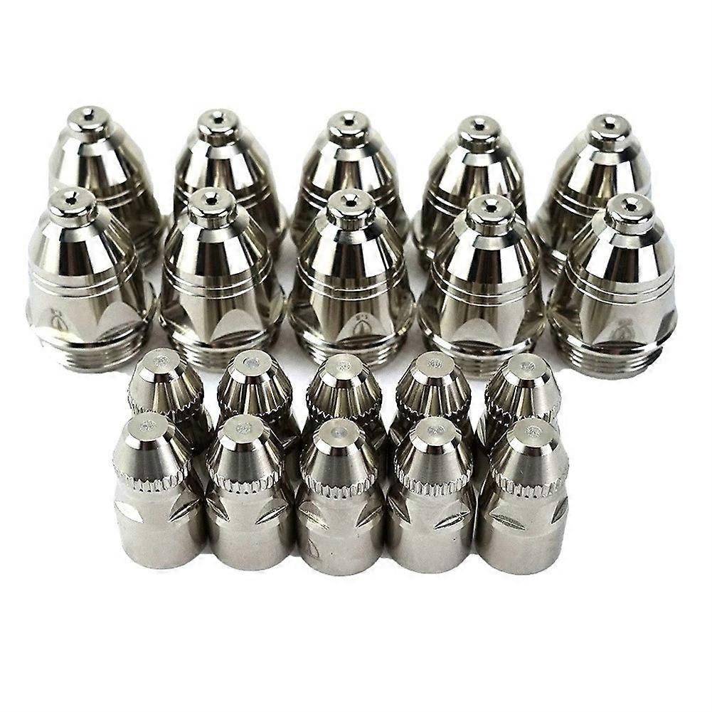 Mosiee 20pcs P80 Plasma Cutting Torch Consumable Cutting 60A 80A Tip Electrode Nozzle