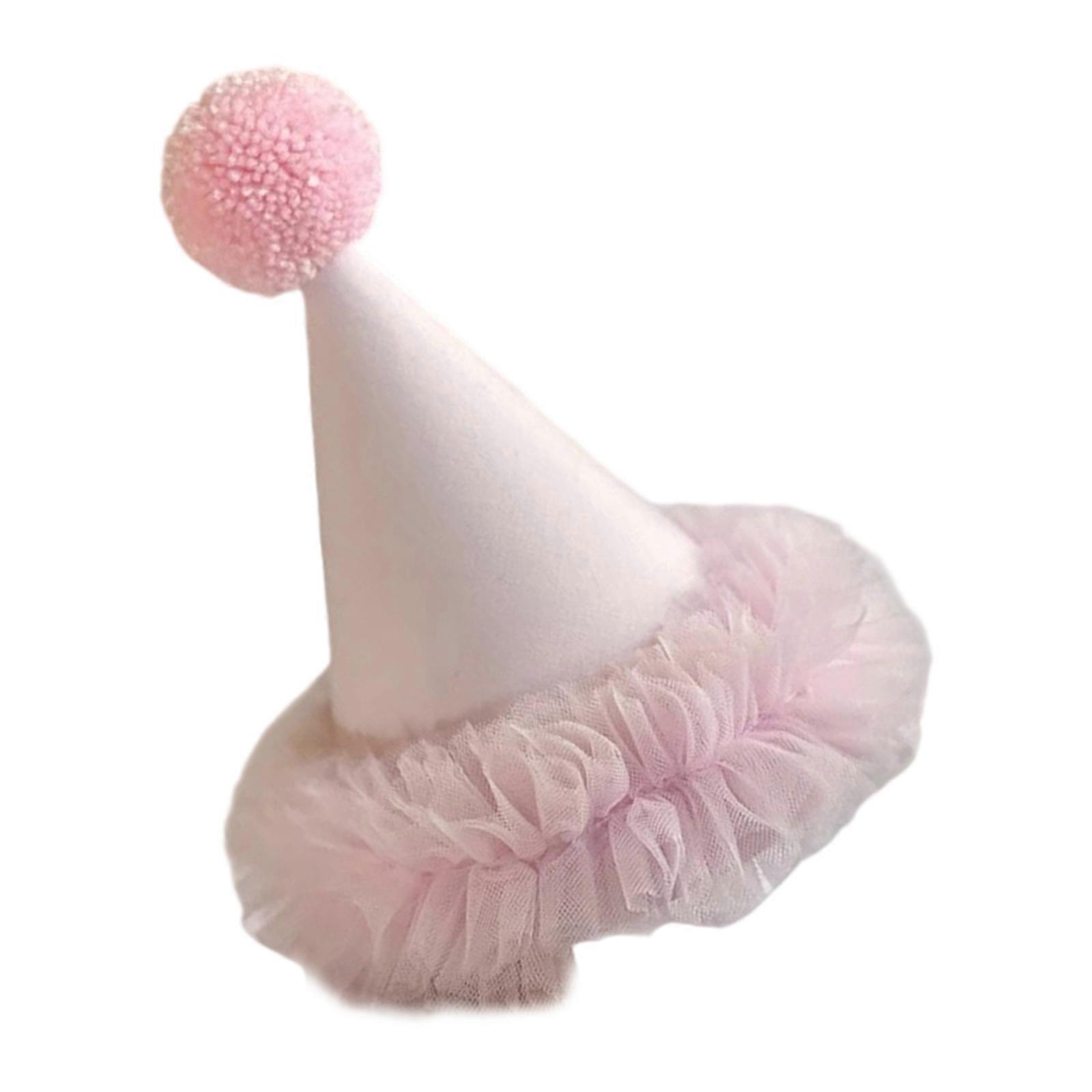 Delicate Party Birthday Hat Stylish Reusable Conical Caps For Children Event And Themed Decoration Needs Multicolor