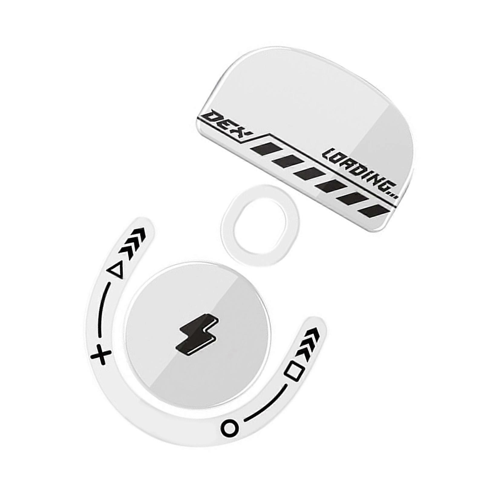 רגלי עכבר זכוכית גלגיליות עכבר משחק עבור GPW4 GPROX SUPERLIGHT 2 DEX דיוק ונוחות תנועה חלקה לבן