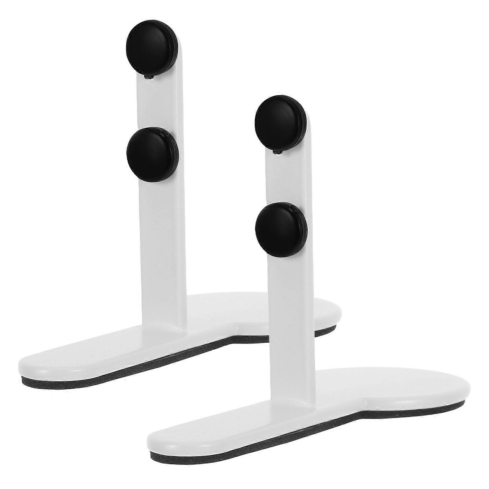 2pcs Table Pegboard Holder Pegboard Panel Display Stand Pegboard Accessories Pegboard Display Feet Pegboard Table Fixing Brackets