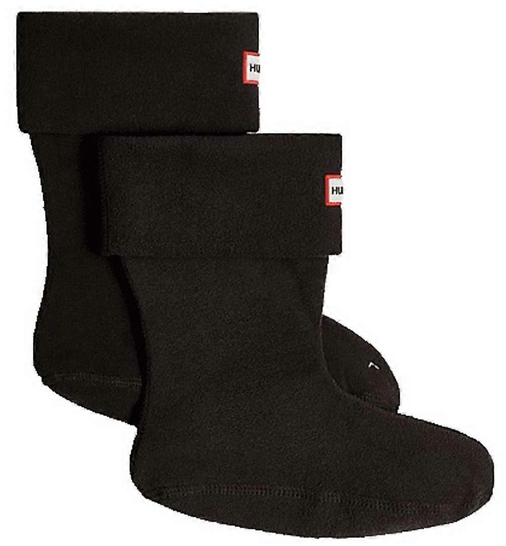 Hunter Recycled Fleece Short Boot Socks - Black