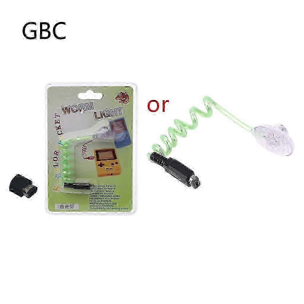 Compatibl with Gameboy Color for GBA GBP Console Worm Screen Light