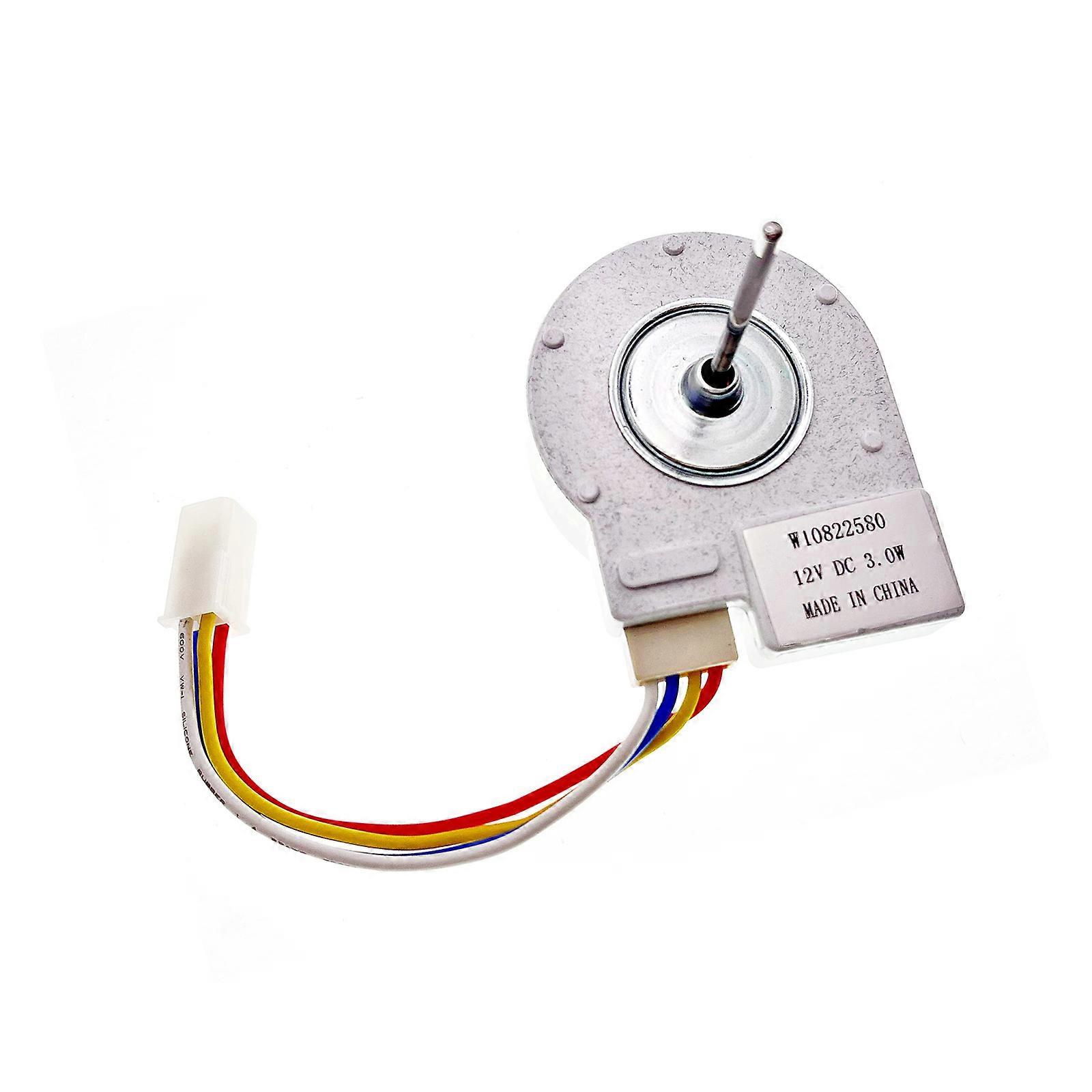 Heavy Duty 12V Evaporator Fan Motor W10822580 Replacement Part For W10255195 2259385 UDQT22WP1 8201589 W11671461 Multicolor