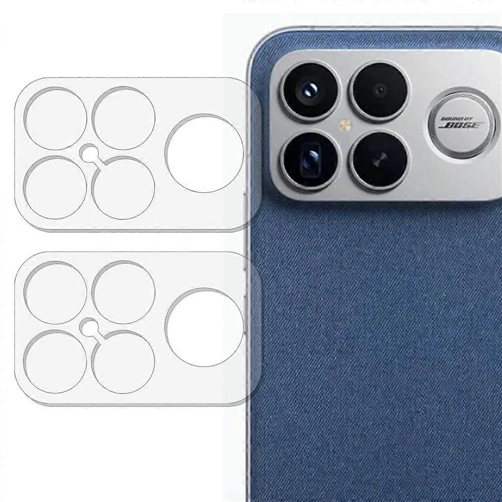 2Pcs Compatible For Xiaomi Redmi K90 Pro Max 5G Full Coverage Camera Lens Protector 3D Arc Edge Anti-Scratch Tempered Glass Lens F