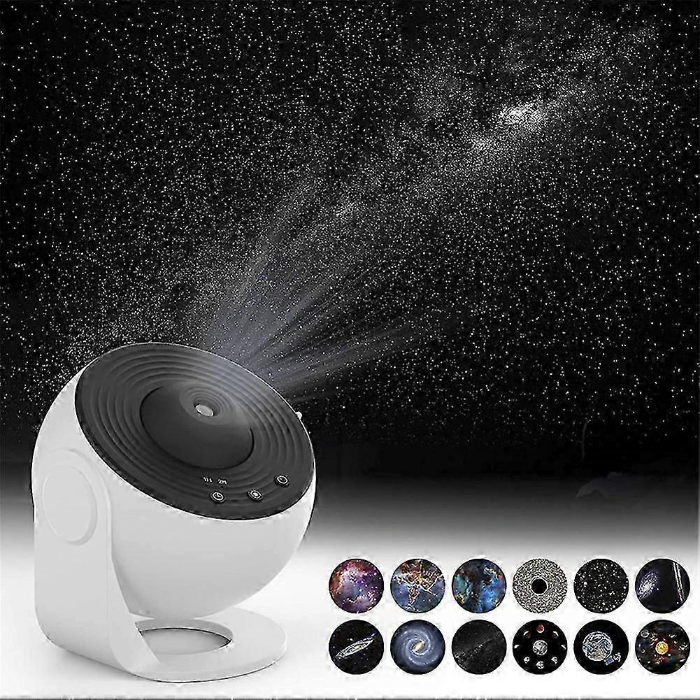 Starry Night Projector Lamp 12in1 LED Galaxy Space Light