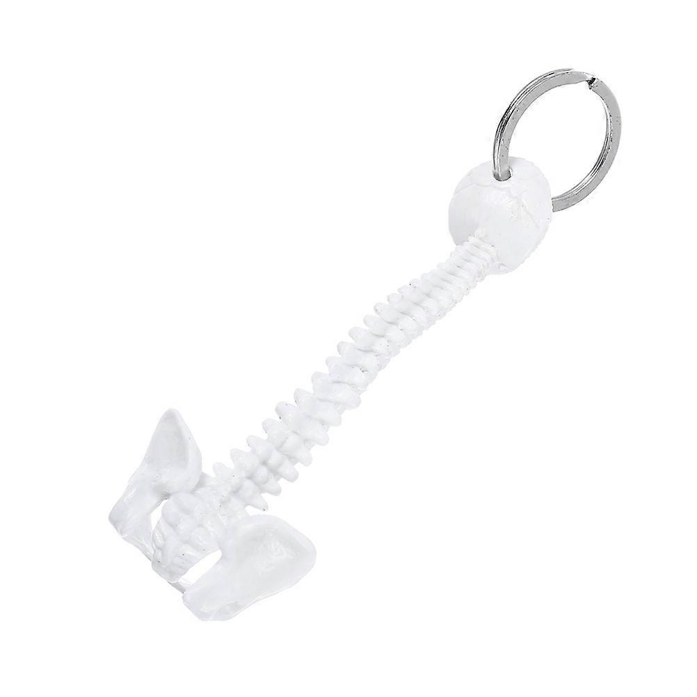 Small Spine Keyring Human Keychain For Men Daily Use Easy Decoration 1Set