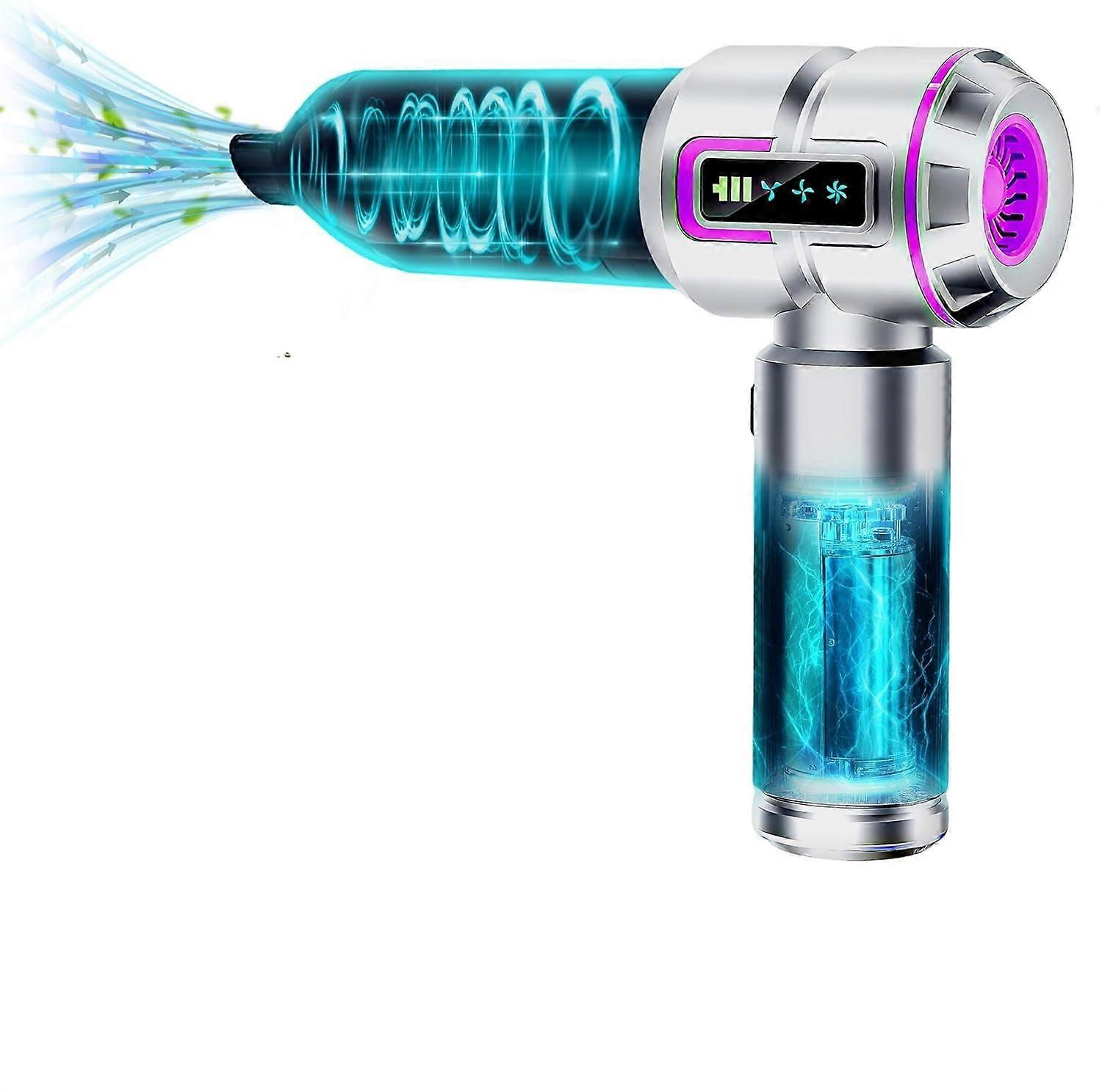 9-in-1 Car Vacuum Car Vacuum portable Cordless With LED Light Handheld for Car Home PetHair Keyboard