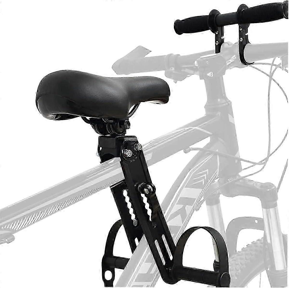 Front Child Bicycle Seat with Handlebars, Removable Design for Ages 2-5