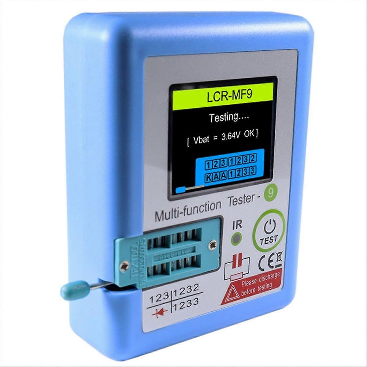  istor Tester Diode Triode Capacitance Resistance Meter 1.8inch Meter NPN PNP MOSFET Tester TFT Graphic Display