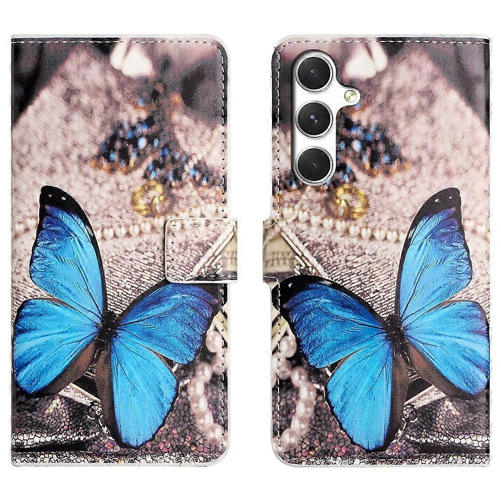 Compatible For Samsung Galaxy A57 Case Pattern Print PU Leather Wallet Phone Cover