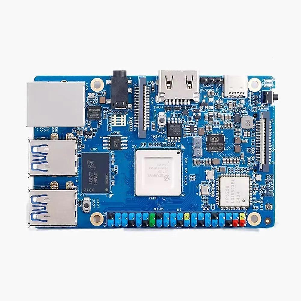 Für Orange Pi RV 4-Core RISC-V Entwicklungsboard 64-Bit-Prozessor WiFi+BT5.0 Gigabit Ethernet USB3.0 3,5 mm PCIE2.0, 2 GB